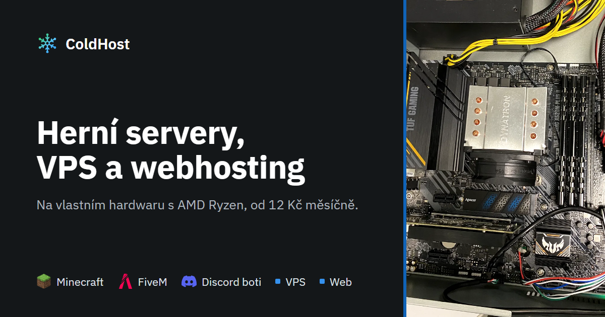 První bot v discord.py (Python) - návod | ColdHost