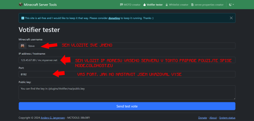 Hlasování Pro Minecraft Server - Jak Otestovat Hlasy